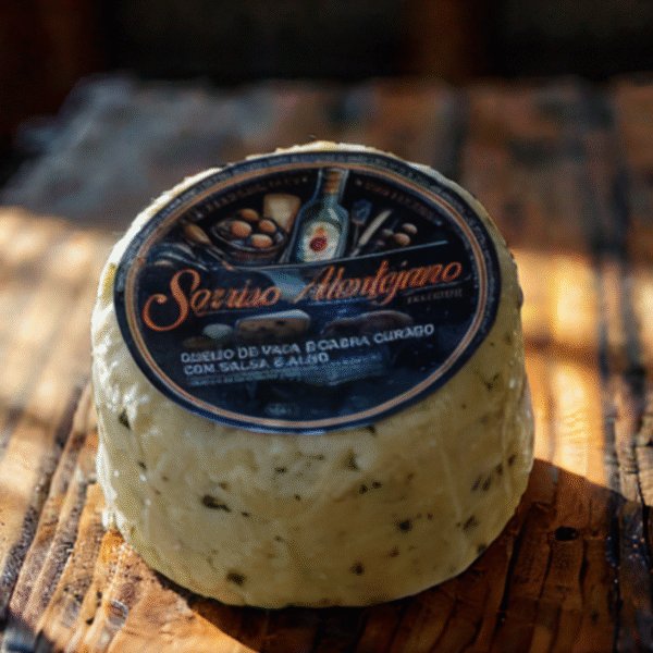 Design_sem_nome_7_42711196-729a-42a2-a86d-3bb7103f63ff.png Queijo de Vaca e Cabra Curado com Salsa e Alho - Image 1